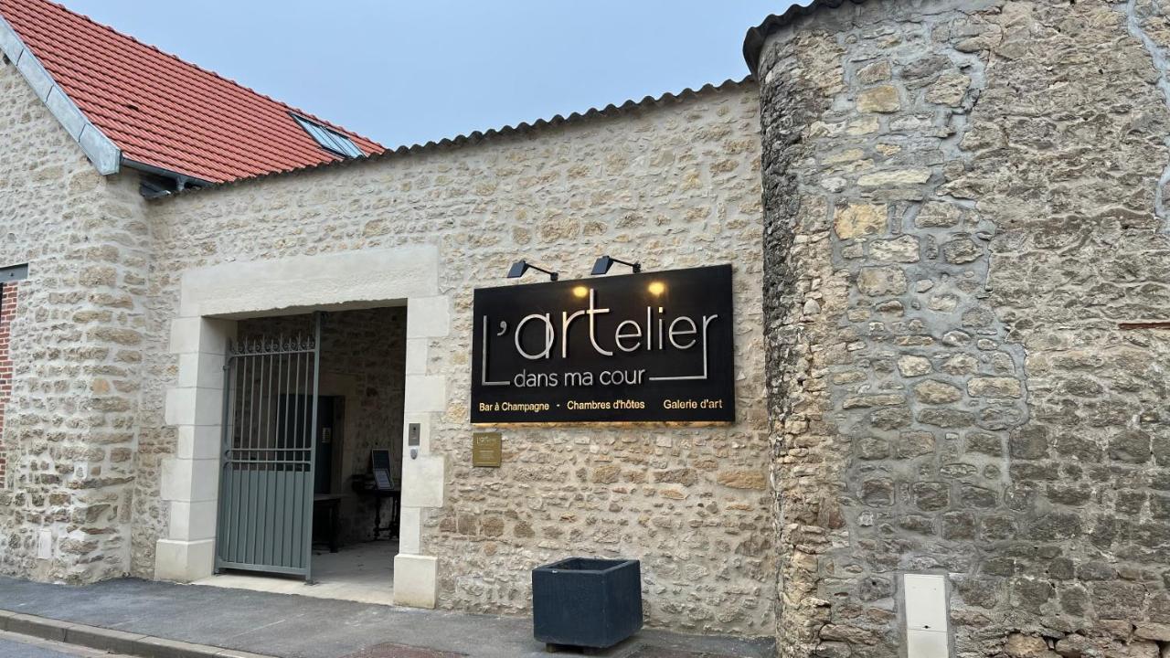 Bed and Breakfast L'Artelier Dans Ma Cour Hermonville Exterior foto
