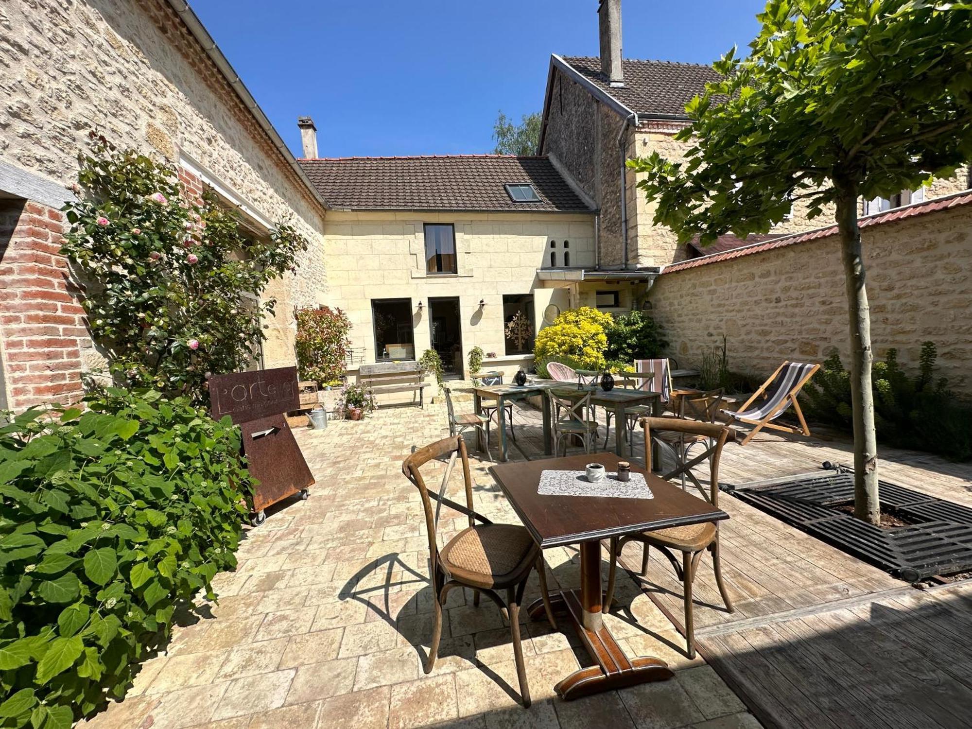Bed and Breakfast L'Artelier Dans Ma Cour Hermonville Exterior foto